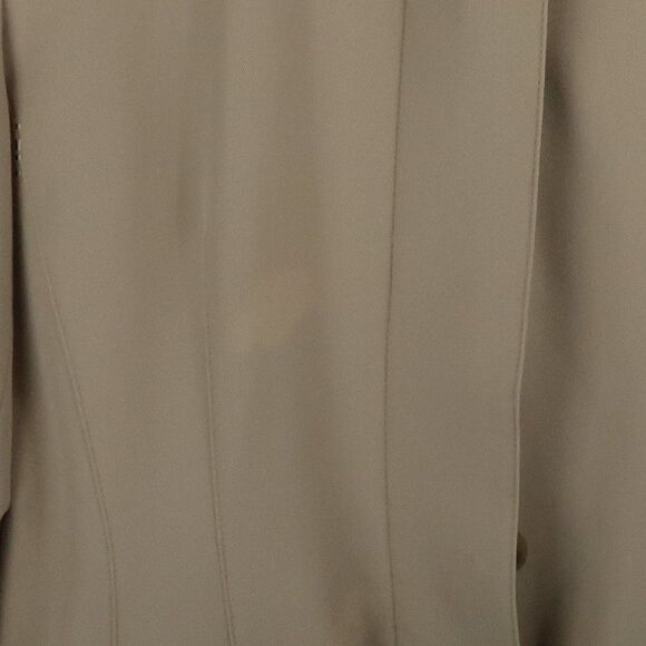 MONDI TAN KHAKI HIDDEN BUTTON DOWN SUIT JACKET BLAZER WOMENS EU SIZE 34 VINTAGE - Picture 6 of 10